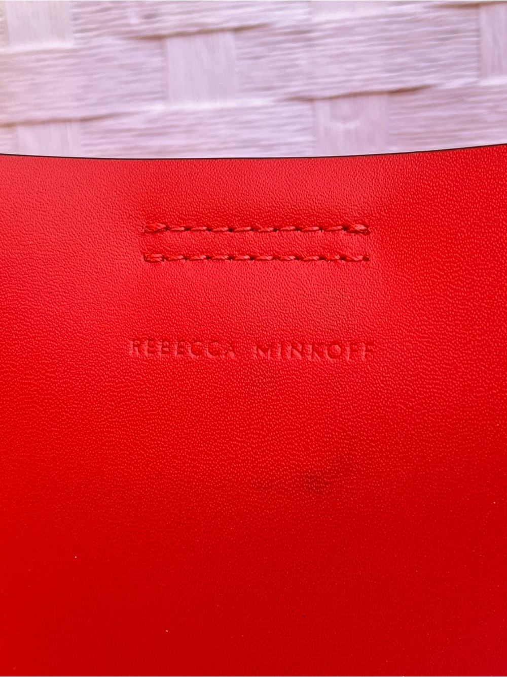 Rebecca Minkoff Red Leather Studded Tote - Picture 3 of 11
